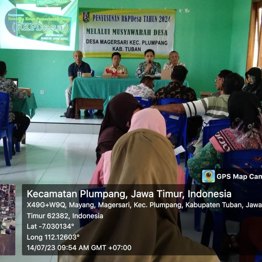 MUSYAWARAH DESA DALAM RANGKA PENYUSUNAN RENCANA KERJA PEMERINTAH DESA TAHUN 2024